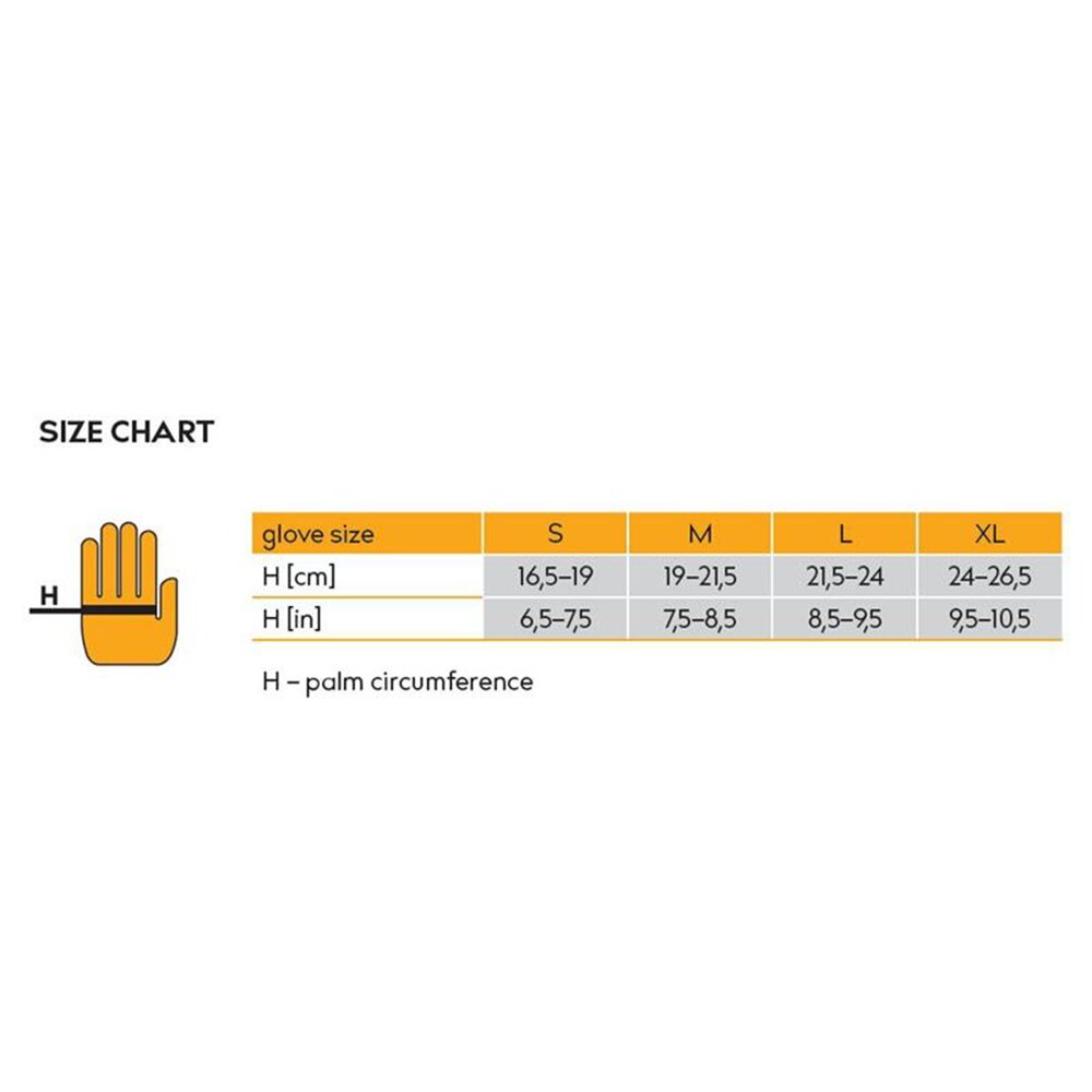 Friction Gloves Size Chart