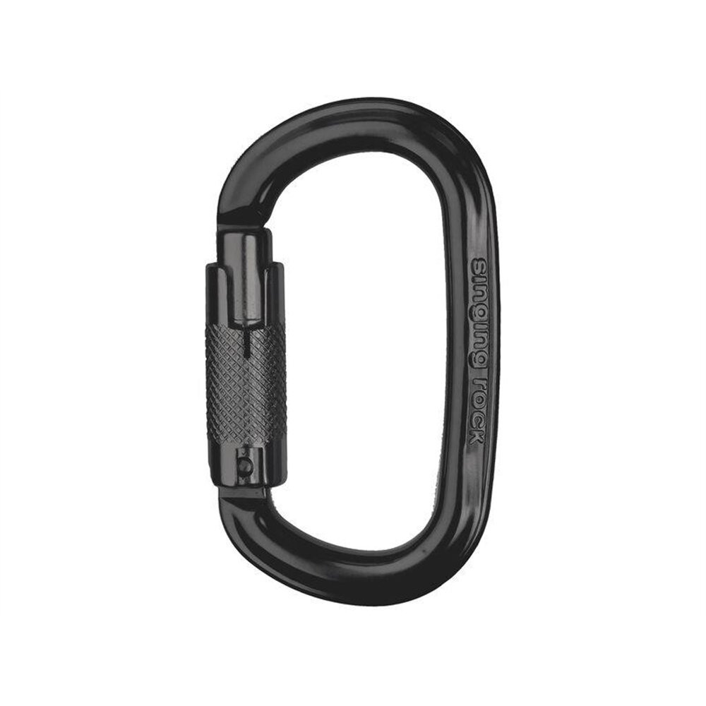Mousqueton Ovale OZONE Singing Rock – 26 KN, Keylock, Pour Escalade Et Travail En Hauteur