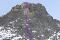 First ascent on the north-eastern wall of Rysy, Tatras