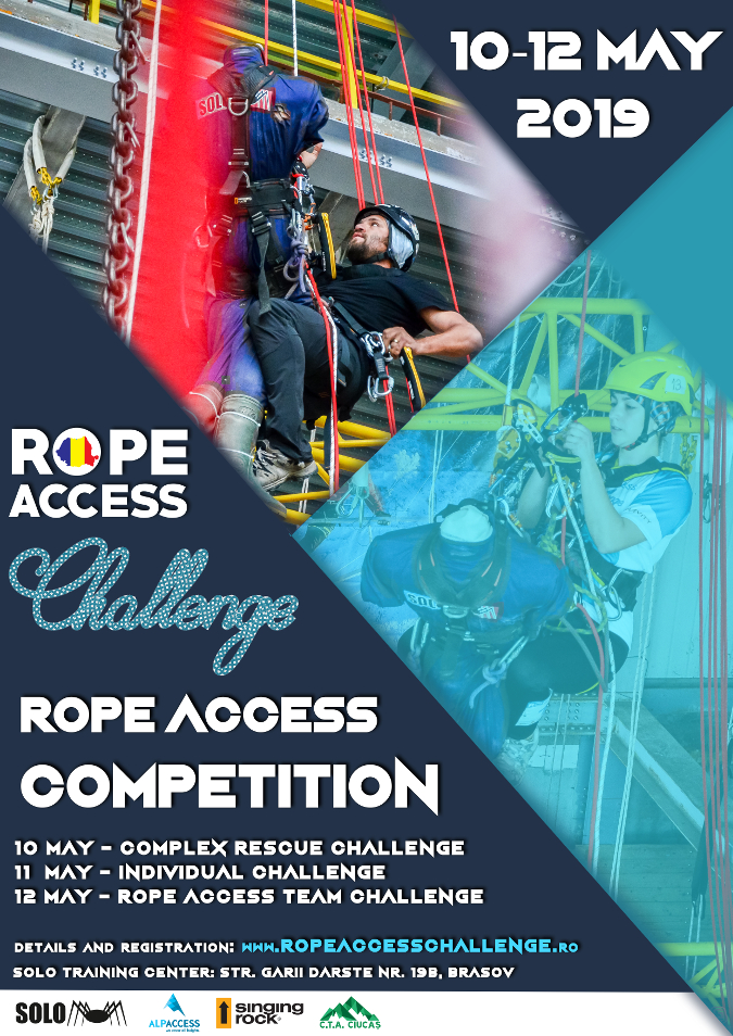 ROpe Access Challenge 19 SingingRock.cz