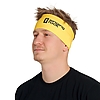 C0104YX00 / HEADBAND LOGO black yellow