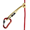 W2611Y035 / ARACORD 35 cm with a Prusik knot on the rope and a carabiner