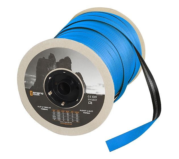 C0100A120 / FLAT WEBBING 25 mm blue / black